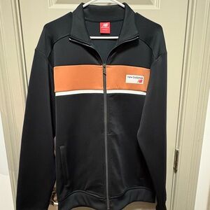 New Balance Black and Brown Zip-Up Jacket